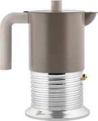 Alessi Stovetop Espresso Pot Grey