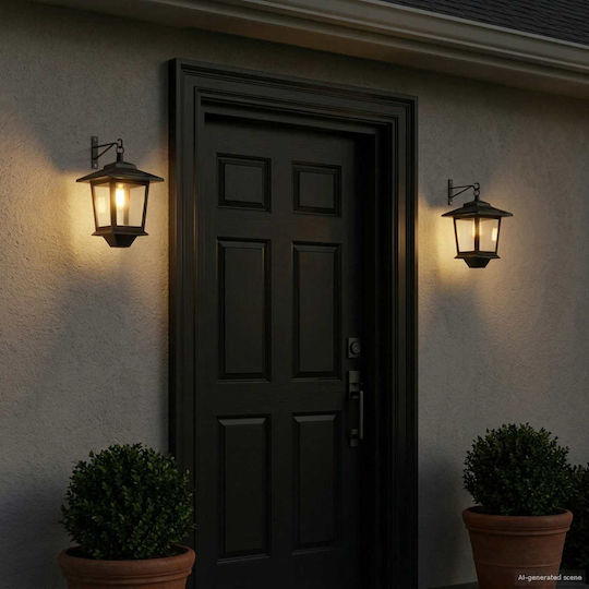 vidaXL Επιτοίχιο Εξωτερικό Φωτιστικό LED 19x14x25εκ. vidaXL Επιτοίχιο Εξωτερικό Φωτιστικό LED 19x14x25εκ.