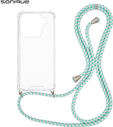Silicone Case With Cord Sonique Armor Clear Opp...