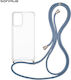 Silicone Case Strap Sonique Armor Clear Motorol...