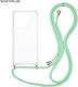 Silicone Case With Strap Sonique Armor Clear Op...