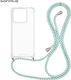 Silicone Case Strap Sonique Armor Clear Motorol...