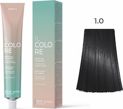Dott Solari Il Colore Vopsea De Păr Gel Fără Amoniac Nr 1.0 Negru 100ml