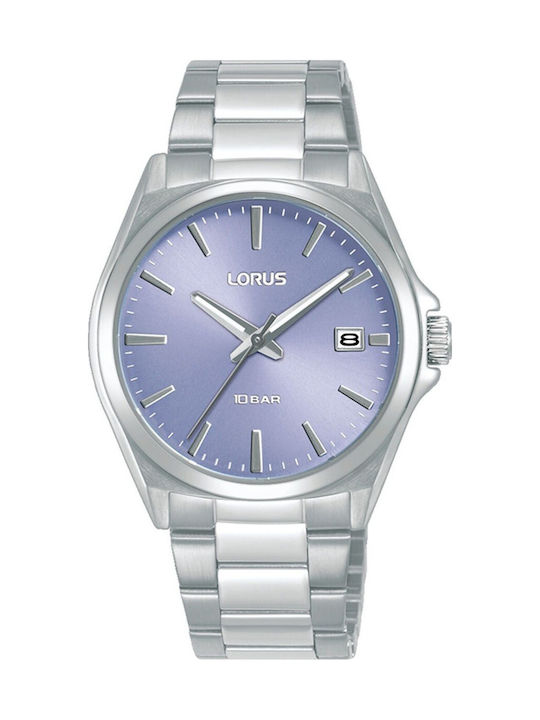 Lorus Sports Womens Battery Watch With Silver M...