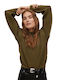 Damen Pullover Khaki