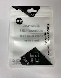 Alista Home Редовен USB 2.0 към Микро USB Кабел Бял 13457 1 Брой