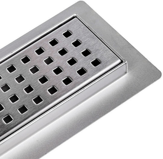 Hydrosan Bodenablauf Dusche mit Ausgang 7,2 mm und Größe 80x7 cm
