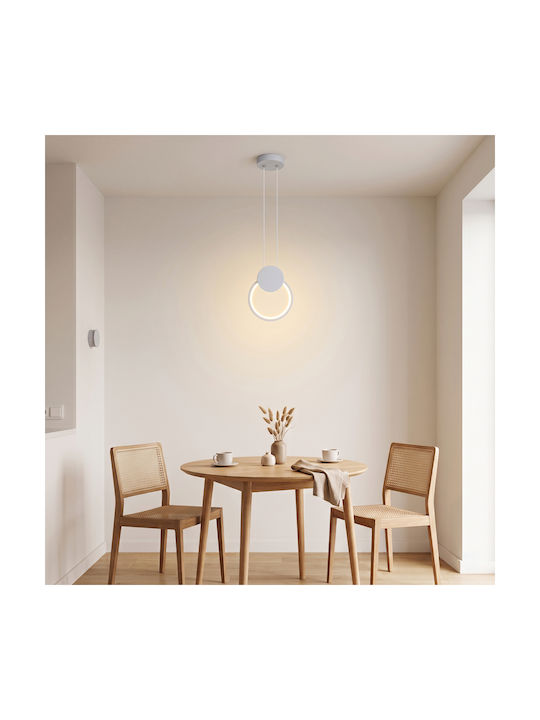 Pakketo Ganden Hanging Light White LED with Nat...