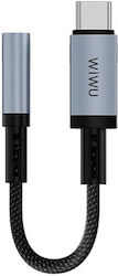 Wiwu USB-C Male to 3.5mm Black 0.15m Wiwu USB-C Male to 3.5mm Black 0.15m