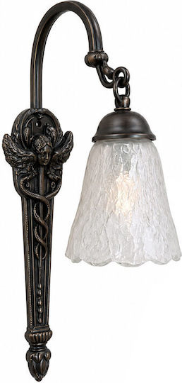 Classic Wall Lamp with E14 Bulb Base Bronze