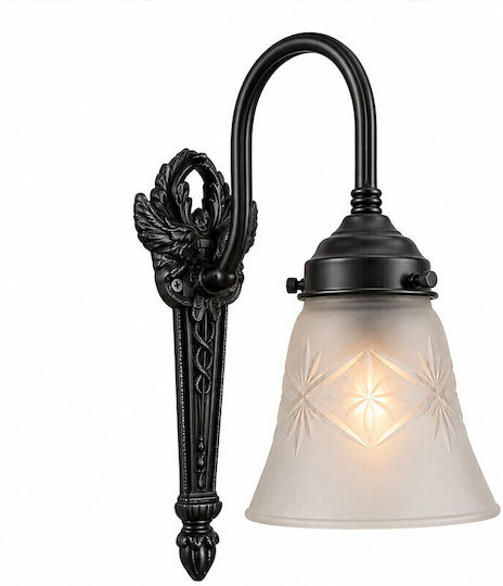 Classic Wall Lamp with E14 Bulb Base Bronze