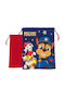 Paw Patrol Παιδική Τσάντα Πουγκί Μπλε 27x22εκ.