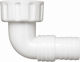 Plastic White Elbow Connector Washing Machine Outlet 1 F200-F19