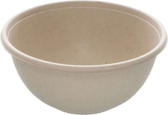 Ready Bowl Made of Sugarcane with Capacity 1000ml