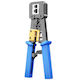 Renew Force Cleste Sertizat De Rețea RJ12, RJ11, RJ45 Cu Dezizolator, Mecanism Cu Clichet Și Izolație (Lungime 219.9mm)