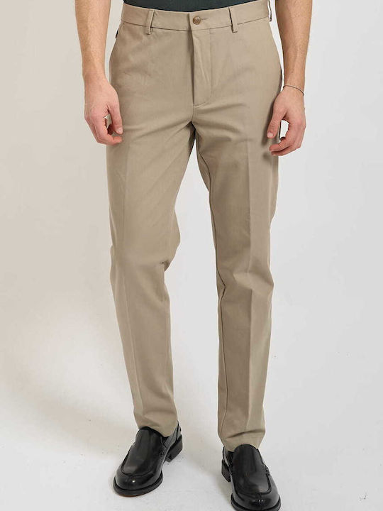 Boss Trousers in Slim Fit Beige