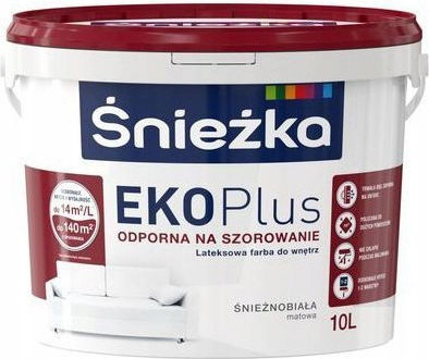Śnieżka Eko Plus Latex Paint Snow White 10l