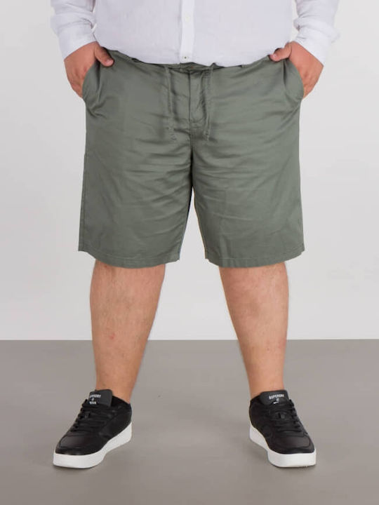 Double Ανδρική Βερμούδα Chino Σκ. Πράσινο