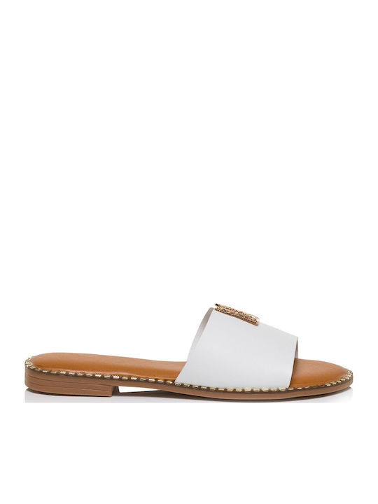 Plato Sandale Casual Damă Albe