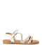 Women's Flat White Sandals