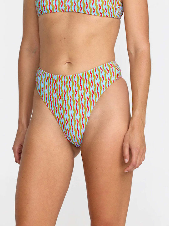 Bikini Bottoms High Waist Blue