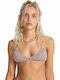 Wave Bikini Top με Ενίσχυση Floral Κόκκινο