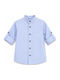 Kids Long-Sleeved Light Blue Shirt