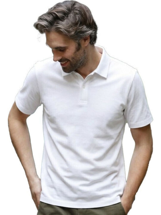 Neoblu Ανδρικό Διαφημιστικό T-shirt Κοντομάνικο σε Λευκό Χρώμα