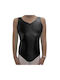 Damen-Bodys Lycra Weit Träger Go Dance 9951a Schwarz