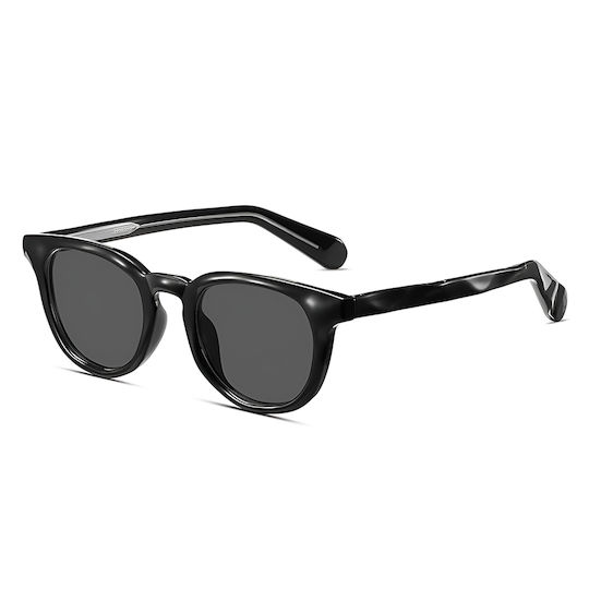 Techsuit Cycling Glasses 8663 Black With Black Frame And Polarized Transparent Lenses