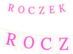 First Birthday Banner Pink 1 Set