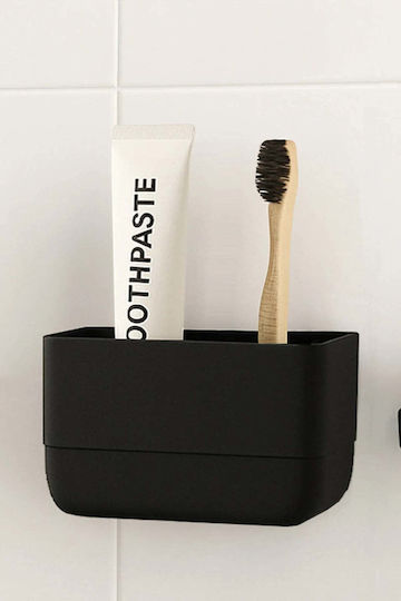 SteweHome Toothbrush Support Base Plastic Black 5210357185625
