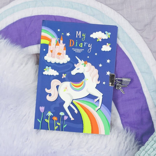 Unicorn Kids' Notebook A5 Ruled with Lock Various Designs