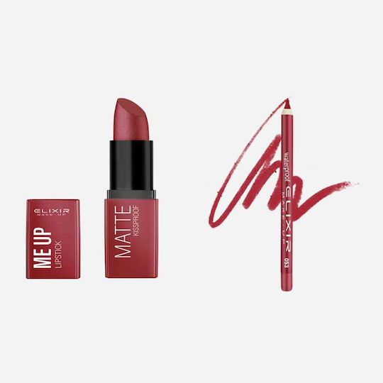 Elixir Lip Combo Matte Make-up-Paletten und Sets für die Lippen Santorini 2Stücke