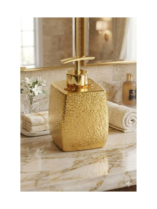 SteweHome Kitchen Ceramic Gold Dispenser