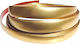 Gold Matte 26mm Decorative Flexible Molding Gold Self-adhesive 5 Meters