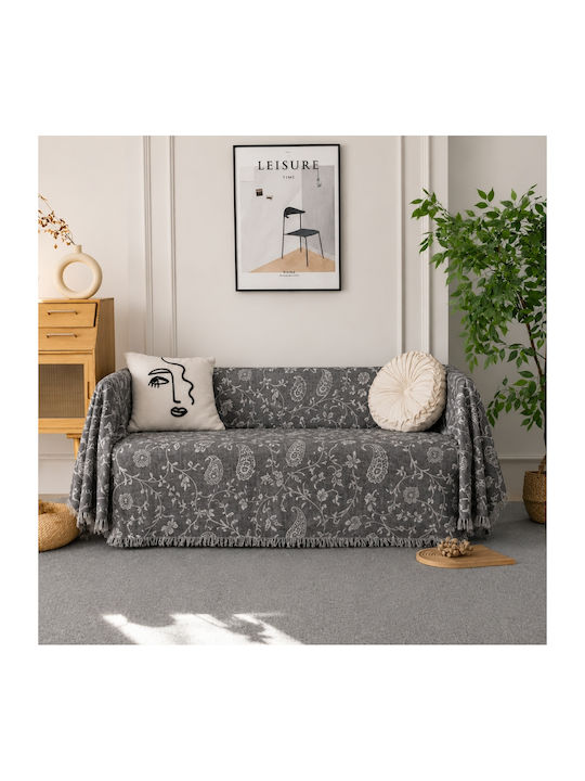 My Home Luxury Σετ Ριχτάρια 3τμχ Καφέ