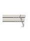 Viometale Cosmos Jessica Duo Two-Way Curtain Track Metallic In Silver Colour 300cm 22.A1.300.P7