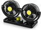 Ventilator Auto Dublu 12v Andowl Q-fs303b Rotire 360°