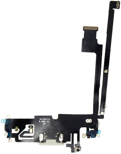 Apple iPhone 12 Pro Max Anschluss Zum Aufladen Flex Kabel Silber Oem