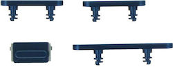 Apple iPhone 12 12 Mini Power Lautstärke Stumm & Seitentasten Set Blau Original Apple iPhone 12 12 Mini Power Lautstärke Stumm & Seitentasten Set Blau Original