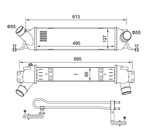 Hart Intercooler Für Auto Für Hyundai H-1