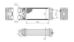 Hart Radiator Calorifer Auto pentru Peugeot 207