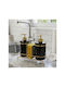 SteweHome Built-in Kitchen Metallic Black Dispenser
