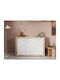 Bufet Nolciri 101 Din Lemn Cu Sertare Alb 134x39x90cm