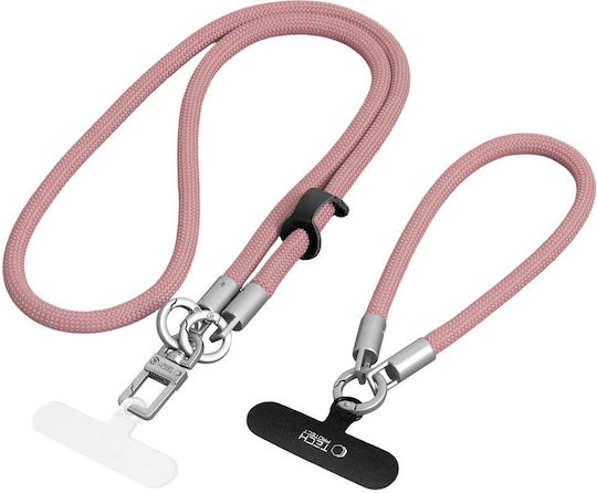 Mobile Phone Strap Crossbody & Hand Tech-Protect C10s Rope Pink Titanium