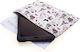 Document Folder Leatherette Zipper French Roses