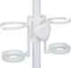Plastic White Drink Holder for Beach Umbrella 24x9x7cm Sunnybrella A-320