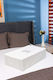 SteweHome Clothes Storage Case in Grey 74x46x22cm