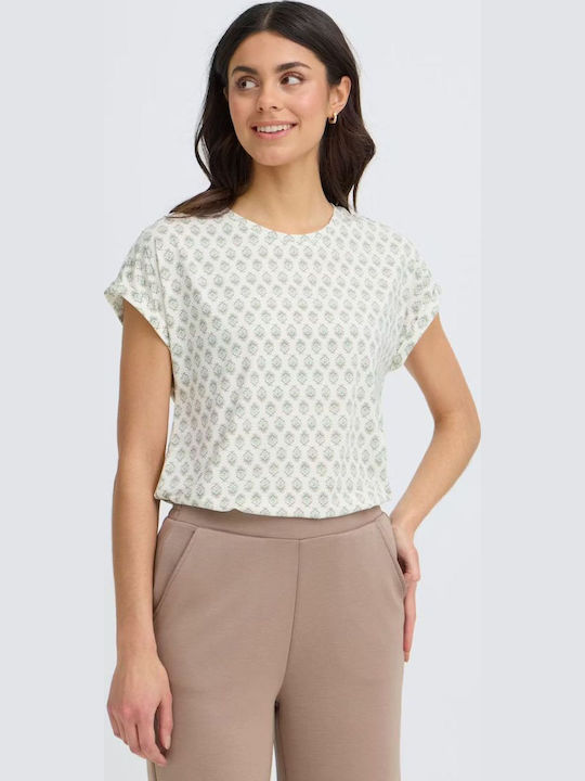Fransa T-shirt Damă Alb